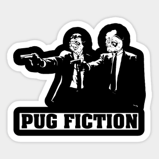 Pug Fiction Sticker